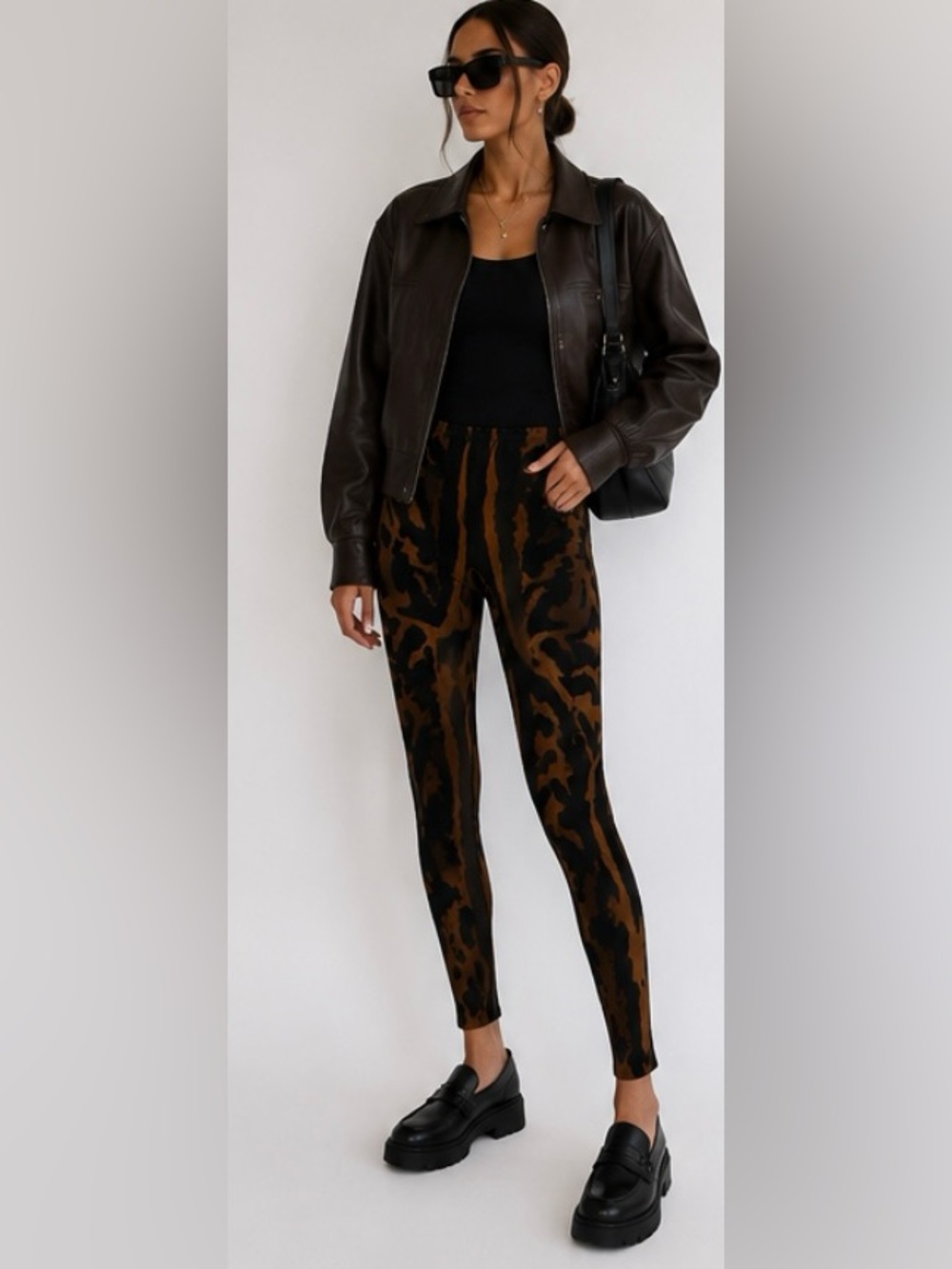 Alexander McQueen vintage ocelot leggings